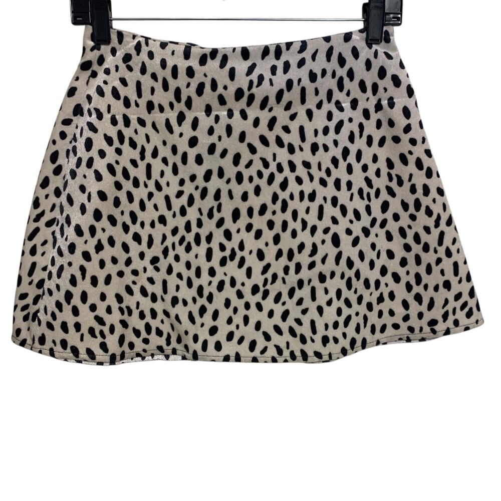 Vintage Picasso Cheetah Print Skirt Womens Size M